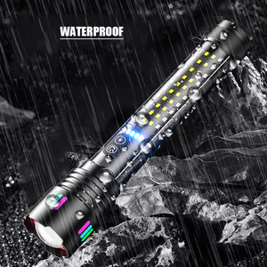 2024 New Arrival Aluminum Alloy Strong Light <strong>Flashlight</strong> White Laser Led Emergency Lighting Tactical Laser <strong>Flashlight</strong> - Product Image 4