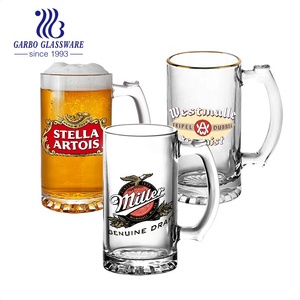 Taza de cerveza de vidrio con hoyuelos, vaso de cerveza transparente para Bar, 400ml, vaporizador de cerveza en 7 días, máquina hecha con logotipo personalizado - Product Image 3