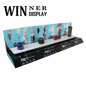 Tùy chỉnh hiện đại thân thiện với môi Máy tính để bàn truy cập đa chức năng L hình dạng Acrylic loa không dây tai nghe kệ trưng bày - Product Image 5