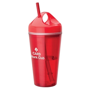 Hot Sales 16oz <b>Double</b> <b>Wall</b> Acrylic Tumbler with Straw - Product Image 4