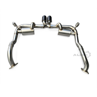 Sistema de Escape Valvetronic Catback para Porsche BoxsterS Cayman S 981 2.7L 3.4L 3.8L 2012-2016, Silenciador de Alto Rendimiento SS304