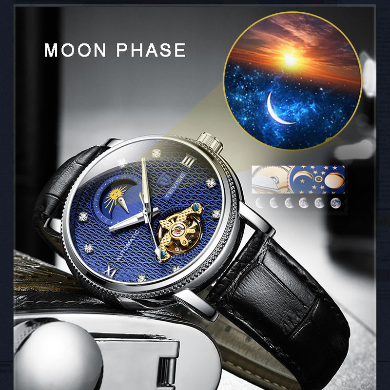 T612 Montres Lune Automatiques Luxury Mechanical Watches