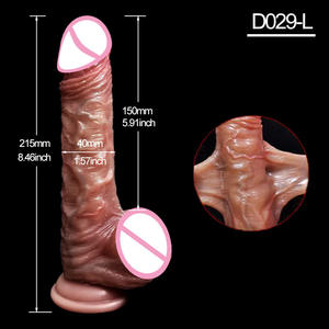 Dildo de Silicone Realista para Mulheres, Modelo de Masturbador Adulto, Simulação de Pênis Pseudo, Venda Quente no Comércio Exterior - Product Image 3
