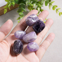 Cristaux violets naturels pierres de guérison artisanat folklorique améthyste quartz pierre de dégringolade pour la guérison