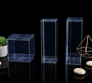 Caja de Embalaje Transparente al por Mayor, Contenedor de Plástico Plegable Rectangular Ligero - Product Image 1