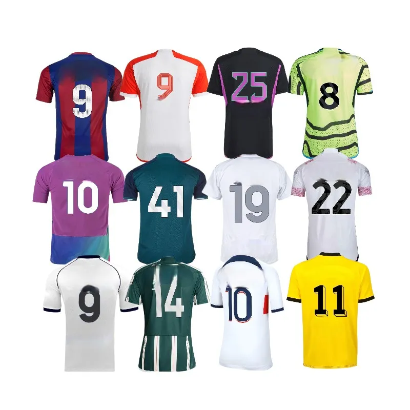 23/24 Top quality Soccer Jersey Uniforms Set Thai Football Jersey Men's Team Football Jersey man kids