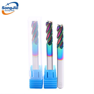 4mm 6mm 8mm 10mm 12mm 4 flautas DLC revestimiento <span class=keywords><strong>de</strong></span> carburo <span class=keywords><strong>de</strong></span> tungsteno fresa para aluminio - Product Image 3