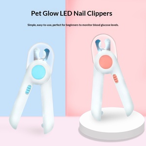 Cortauñas LED para mascotas con logotipo personalizado de fábrica ODM, mango antideslizante, herramienta de aseo para mascotas, bajo MOQ, suministro al por mayor - Product Image 1