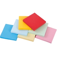 Bloc-notes autocollants colorés personnalisables avec logo personnalisé - Fournitures scolaires multi-usages, notes adhésives
