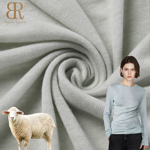 프리미엄 티셔츠 공장용 보란 섬유 친환경 메리노 울 및 TENCEL 원단 무료 샘플 공급 - Product Image 1