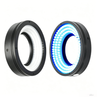 Anneau lumineux industriel professionnel, éclairage à 30 degrés, diamètre de 74 mm, puissance de 3 W pour caméras industrielles
