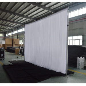 Telescopic aluminum curtain rods pipe and drape for <b>wedding</b> event <b>backdrop</b> <b>stand</b> - Product Image 1