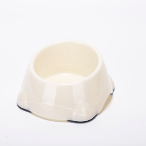 Neck Friendly Tilted Pet Bowl Anti-Spill Non Slip Plastic Raised Pet Feeder Bowl Stackable for Small Pets - Product Image 1