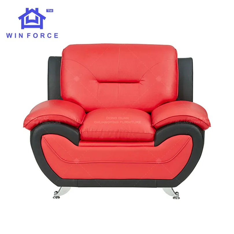 Winforce Wholesale Sofa for home luxuryモダンデザインリビングルームソファセット家具オフィス1シーターレザーソファソファ