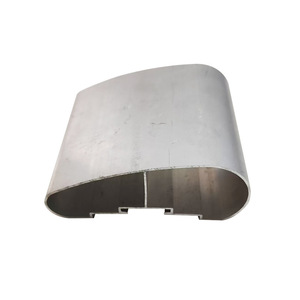 Aluminum Profile Wood Grain Handrail Extrusion 6063 Aluminum Alloy For Corridor Railing Customization - Product Image 3