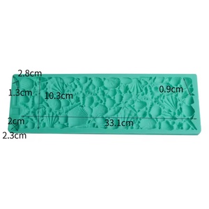 Molde de Silicona 3D con Diseño de Concha Marina para Decoración de Pasteles - Product Image 3