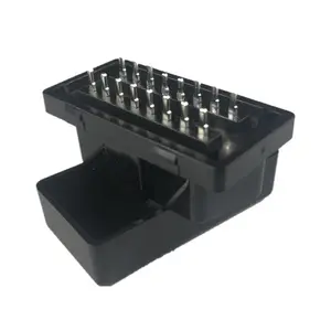 SETOCONT Provide 13MM Black Color OBD II Diagnostic Plug OBD2 Socket 16 Pin Contacts OBD Housing Assembled ST-SOH-006