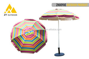 Производители персонализированные OEM винтажные UPF50 + ветрозащитный наклон солнцезащитный пляжный зонт - Product Image 4