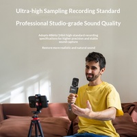 Für COMICA RevoS Kabelloses Interview-Mikrofon für Straßen- und Außenaufnahmen Live-Streaming Handmikrofon mit Geräuschunterdrückung