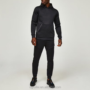 Produttore Logo personalizzato felpe da <span class=keywords><strong>uomo</strong></span> manica lunga con cerniera Fitness con cerniera canguro tascabile <span class=keywords><strong>felpa</strong></span> in pile <span class=keywords><strong>Slim</strong></span> <span class=keywords><strong>Fit</strong></span> <span class=keywords><strong>felpa</strong></span> con cappuccio - Product Image 4