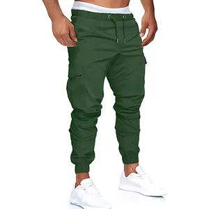 2023 High Quality Custom Outdoor Streetwear Baggy Cargo Pants Custom Parachute Pants Men