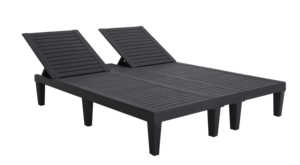 Chaises longues double places côté piscine design moderne et extérieur pour plage Chaises longues dans l'eau de piscine Chaises longues solaires en <span class=keywords><strong>plastique</strong></span> pour piscine - Product Image 3