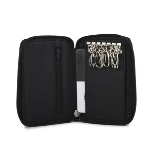 Cartera de Cuero Personalizada con Logotipo, Cartera de Cuero de Lujo Hecha en Pakistán, Cartera de Cuero Suave con Cremallera - Product Image 1