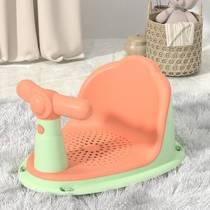Chaise de bain pour bébé en forme de pomme, siège antidérapant pour 0 à 12 mois, utilisation aux toilettes, couleur Orange rose bleu YBX2206 - Product Image 5