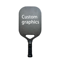 Usapa Thermoformé Personnalisé Raquette Sans Bordure Fabricant Titane Bois T700 Fibre de Carbone Blanc Pickleball Paddle Set