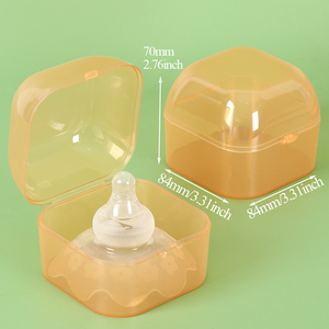 Estuche Portátil para Chupetes SUNSHING, Caja de Plástico Transparente para Chupetes, Organizador de Chupetes - Product Image 4