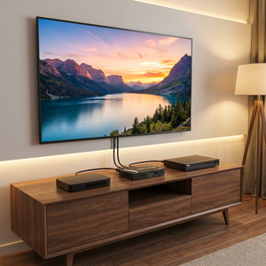 สวิตช์แยกสัญญาณ <span class=keywords><strong>HDMI</strong></span> 4K 2 เข้า 4 ออก <span class=keywords><strong>HDMI</strong></span> 1.4 HDCP <span class=keywords><strong>2x4</strong></span> ตัวแปลงสัญญาณวิดีโอ พร้อมรีโมท IR สำหรับทีวี จอภาพ โปรเจคเตอร์ ใช้ในบ้าน/สำนักงาน - Product Image 3