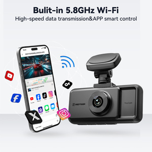REDTIGER Distributeur A6 Caméra embarquée 4K double vision nocturne avant et arrière avec WiFi et GPS intégrés, mode stationnement 24h - Product Image 3