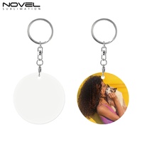Çift Taraflı Süblimasyon Baskılı Boş Alüminyum Anahtarlıklar-Moda Özel Fotoğraf Baskılı-Dayanıklı Metal Anahtarlıklar Stokta Mevcut