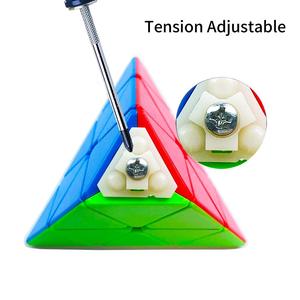 3x3x3 <strong>Pyramid</strong> Speed <strong>Cube</strong> Speed Magnetic <strong>Pyramid</strong> Puzzle Stickerless Triangle <strong>Pyramid</strong> Magic Triangle Puzzle <strong>Cube</strong> for Kids - Product Image 6