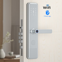 Serrure intelligente WiFi TTLOCK, serrure de porte électronique avec mot de passe et empreintes digitales pour hôtels, locations de maisons, appartements