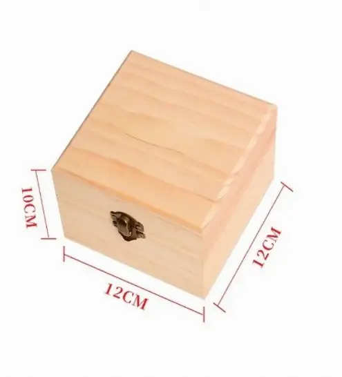 Caja de almacenamiento grande de bambú y madera, caja de embalaje para electrodomésticos, caja de almacenamiento de madera para el hogar