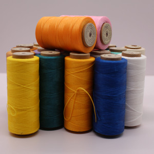 Оптовая продажа, вощеная нить для шитья кожи, 1 мм, восковой шнур-180 метров, вощеный хлопковый шнур для ювелирного браслета - Product Image 3