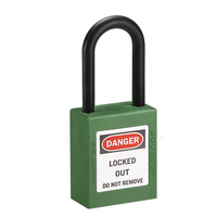 Cadenas de sécurité industriel étanche BOYUE PL38-KD rouge de haute qualité avec système de clé maîtresse, certifié CE ISO, durable, déverrouillage par clé