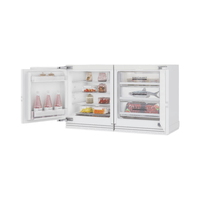 Haute qualité 120cm largeur Portable horizontal sans gel Mini réfrigérateur congélateur électrique à faible bruit français ménage et hôtel utilisation