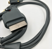 Câble VGA HD pour Xbox 360, câble AV + adaptateur audio stéréo RCA vers 3,5 mm pour Xbox 360