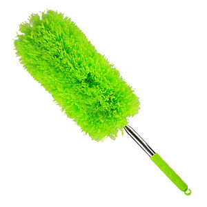 Plumero de Microfibra con Mango de Acero Inoxidable y Gancho de Plástico Extensible <span class=keywords><strong>para</strong></span> Limpieza del Hogar - Product Image 1