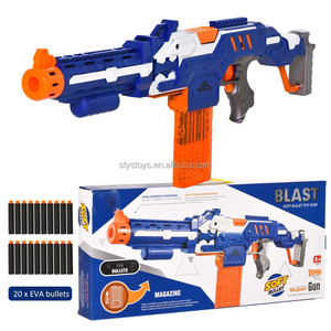 Pistola eléctrica <span class=keywords><strong>de</strong></span> balas blandas, pistola ametralladora <span class=keywords><strong>de</strong></span> tiro <span class=keywords><strong>de</strong></span> largo alcance, funcionamiento con batería, <span class=keywords><strong>dardos</strong></span> <span class=keywords><strong>de</strong></span> espuma, disparador <span class=keywords><strong>de</strong></span> juguete - Product Image 1