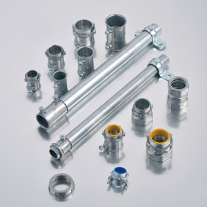 <span class=keywords><strong>Raccords</strong></span> de conduits électriques étanches à l'eau-Placage de zinc rigide résistant à la corrosion pour les applications extérieures EMT - Product Image 1