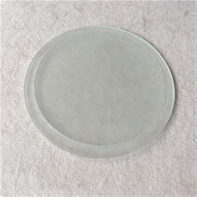 Customized Hollow Tempered Glass Lamp Cover for Industrial Bathroom and Outdoor Circular Ceiling Lights