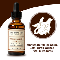 Complément alimentaire pour animaux de compagnie pour le soutien immunitaire, l'équilibre des levures et les soins quotidiens de santé, gouttes de soutien au bien-être quotidien
