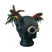 2025 nouveau petit cauchemars pilote Latex masque effrayant Anime Halloween Costume avec Healmet fête visage masque accessoire