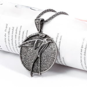Collier de la série <span class=keywords><strong>Witcher</strong></span> Exquisite Action Role Playing Game Collier pendentif tête de loup Bijoux Cadeaux pour homme - Product Image 6