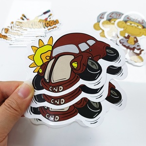 Waterdichte vinyl stickers op maat, met aangepast logo en volledige opdruk - Product Image 2