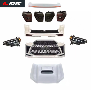 Para TO-2017 4 Runner 2010-2020 Actualización a Lexus Grille BodyKit Faros LED Plug and Play LX Estilo Parachoques Luces traseras - Product Image 1
