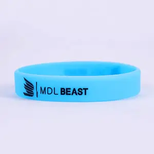 Braccialetto con cinturino in Silicone colorato per eventi personalizzabile bracciale con ciondoli da uomo in gomma morbida messico